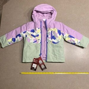 NWT Swiss Tech Girls 2T Winter Coat 3-in-1 Systems Jacket